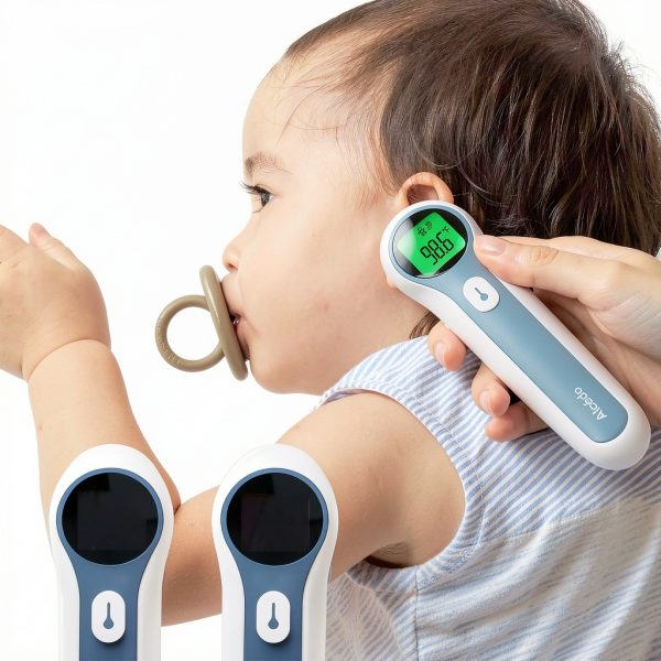 Alcedo Baby Thermometer White Blue Fast Reading System-2