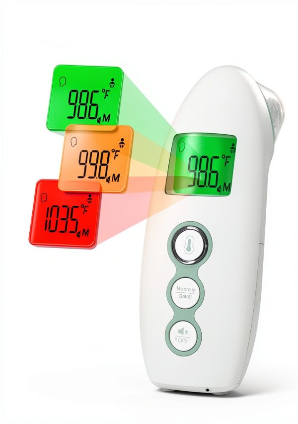 Momcozy Baby Thermometer White Digital-3