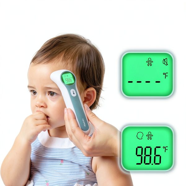 Alcedo Baby Thermometer White Blue Fast Reading System-4