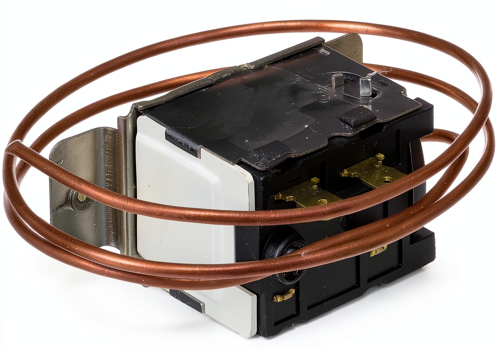 Four Seasons temperature switch installed in a car HVAC system