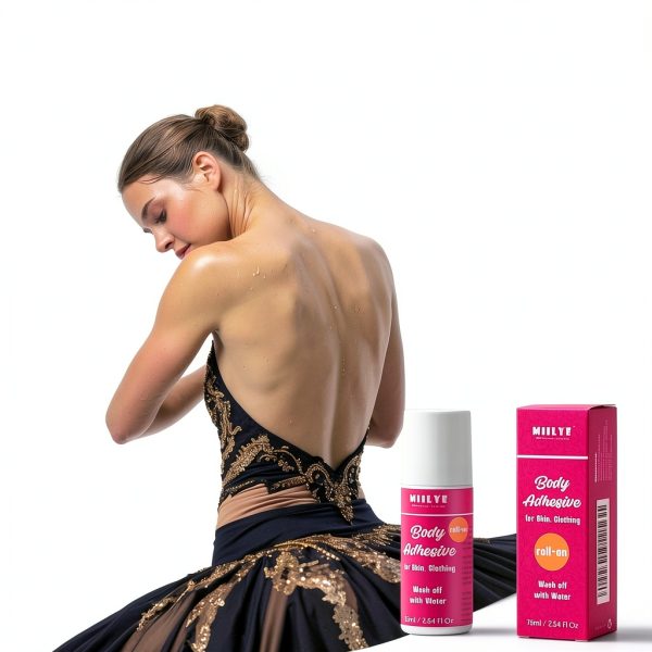 Body Adhesive Roll-On by MIILYE Clear Strong Hold-3